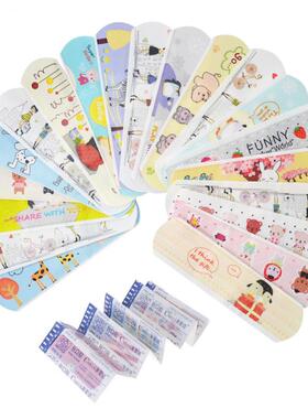 100PCS Waterproof Cartoon Band Aid Hemostasis Adhesive Banda