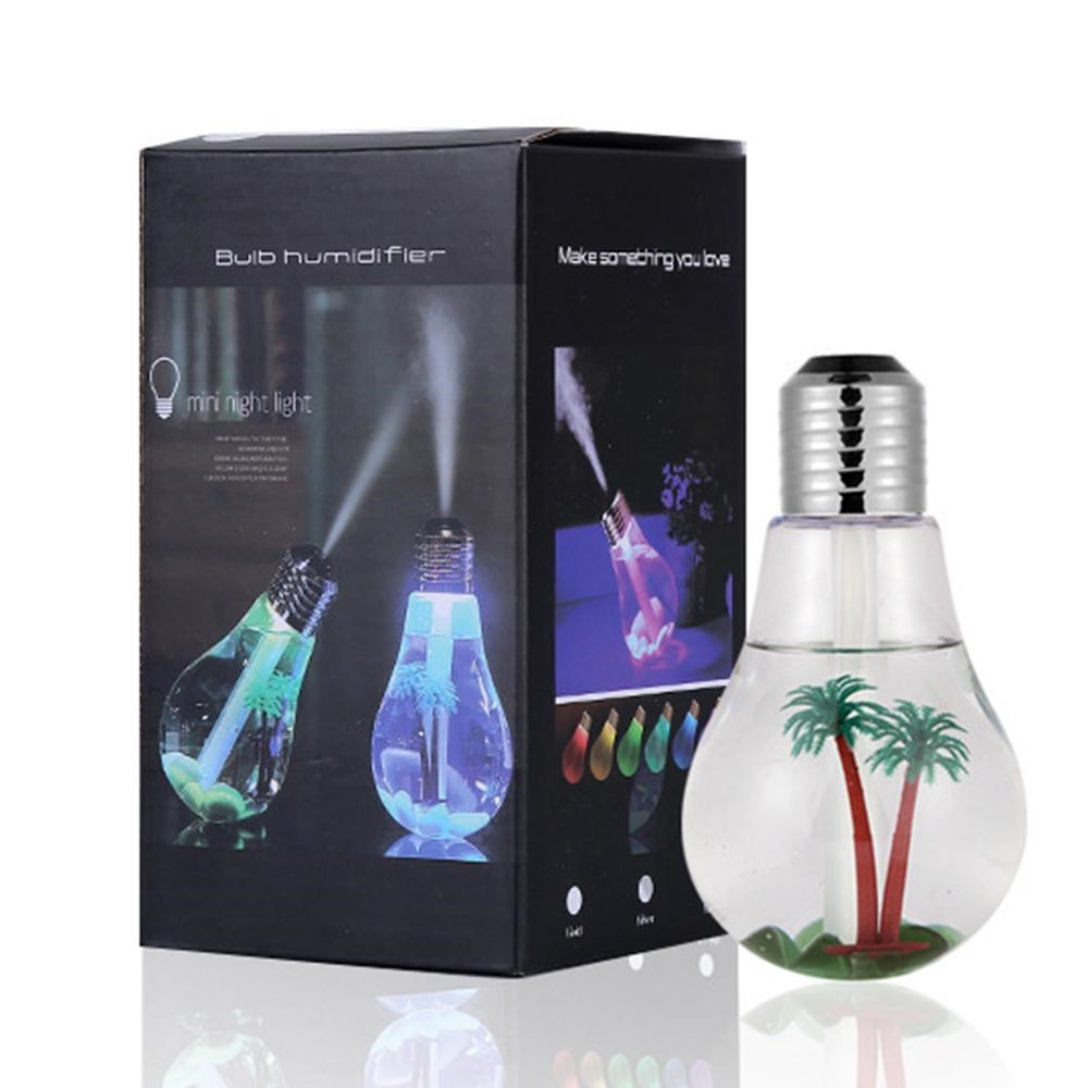 Bottle-Bulb Humidifier Aroma-Diffuser Mist-Maker Night-Light