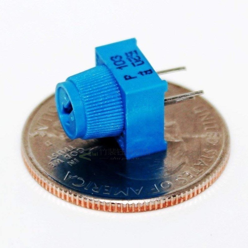 10PCS Breadboard Trimpot 10K with Knob Trimming Potentionm