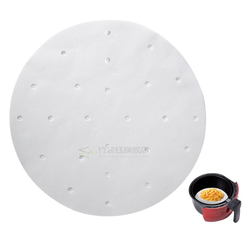NEW-100pcs Air Fryer Liners, 9inch Bamboo Steamer Liners, Pr