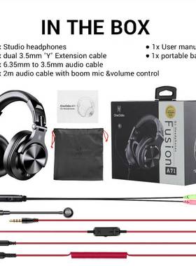 A71 Gaming Headset Studio DJ Headphones Stereo Over Ear Wire