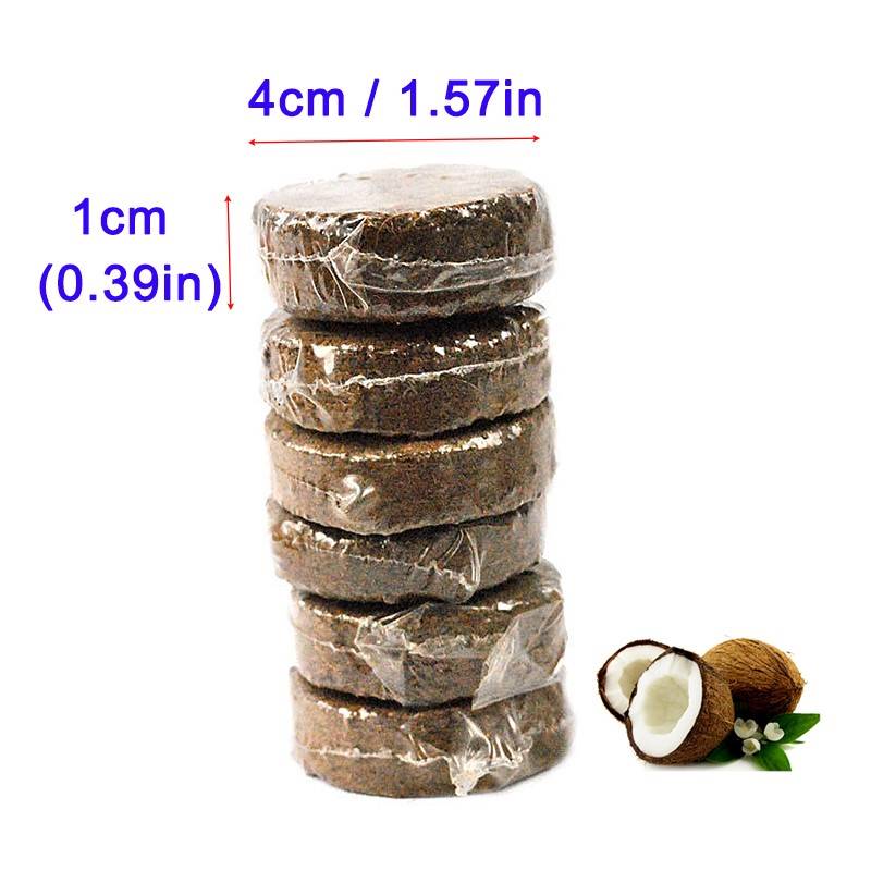 Compressed Coir Pith Pellet Coco Peat Fiber Disc Hydroponic