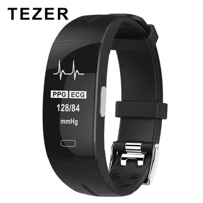 Tezer R66 blood pressure wristband heart rate monitor PPG EC