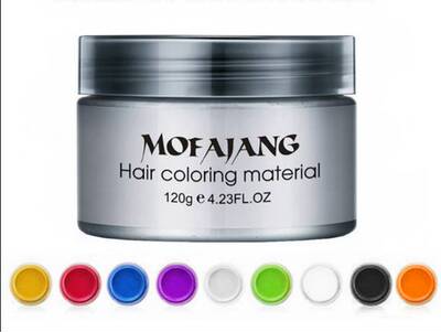 Hair Color Wax Mud Dye Cream Temporary Modeling Mofajang