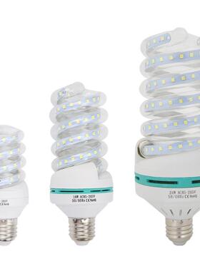85-265V E27 7W 16W 24W Spiral Tube Energy Saving Lamp LED Li