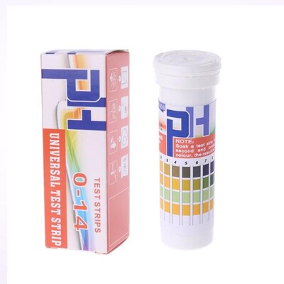 150 Strips Bottled PH Test Strip Full Range 0-14 pH Acidic A
