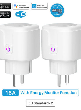 Smart WiFi Socket E 16A Power Monitor Timing Function Tuya