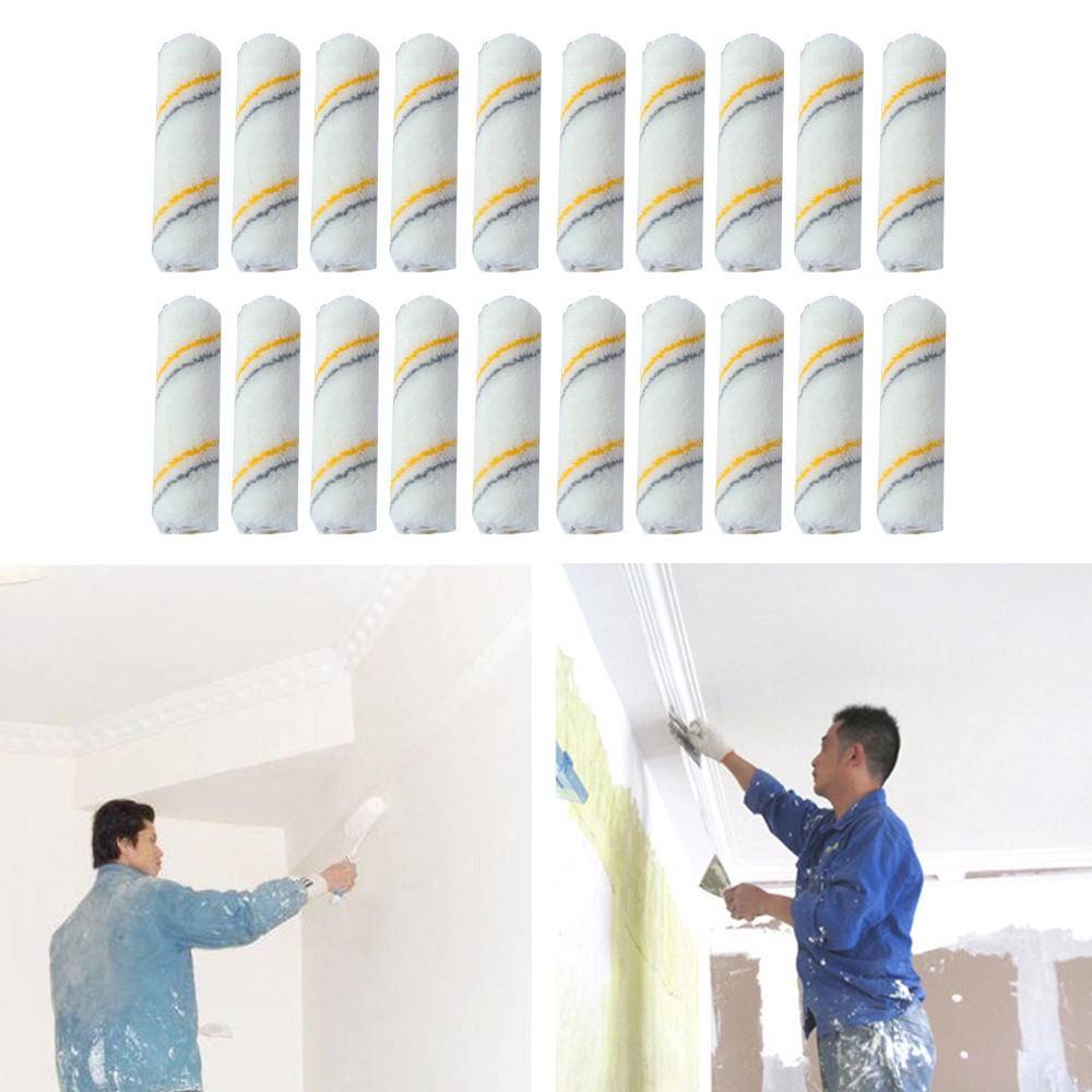 *20pcs 4 Inch Foam Paint Roller Brush Craft Paint Foam Rolle