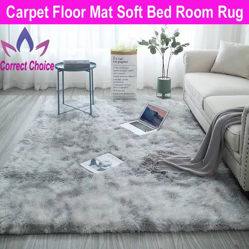 Carpet Floor Mat Soft Bed Room Rug北欧风长毛绒地毯客厅茶几垫
