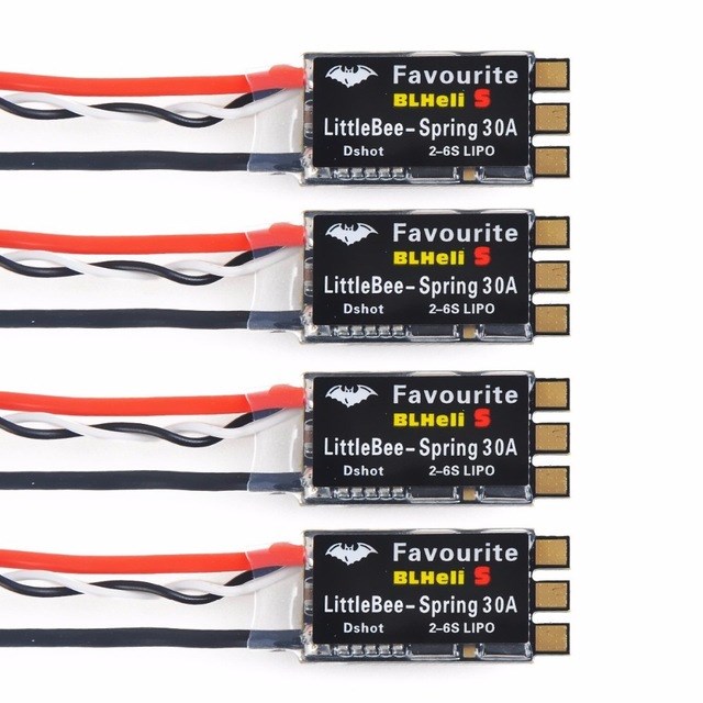 FVT LittleBee 30A BLHeli_S SPRING 2-6S Little Bee 30A ESC DS