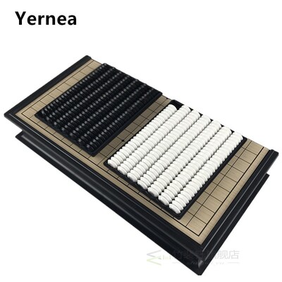 Chinese old board Weiqi Checkers Folding Table magnetic Go