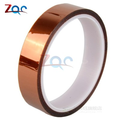 20mm 2cm X 30M High Temperature Resistant Tape Roll Gold 100