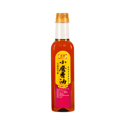 秀燕芝麻香油芝麻油220ml/瓶正宗纯芝麻香油烧烤火锅油碟凉拌调味
