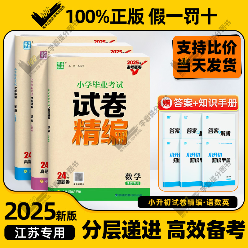 2025小升初真题小学毕业考试精编