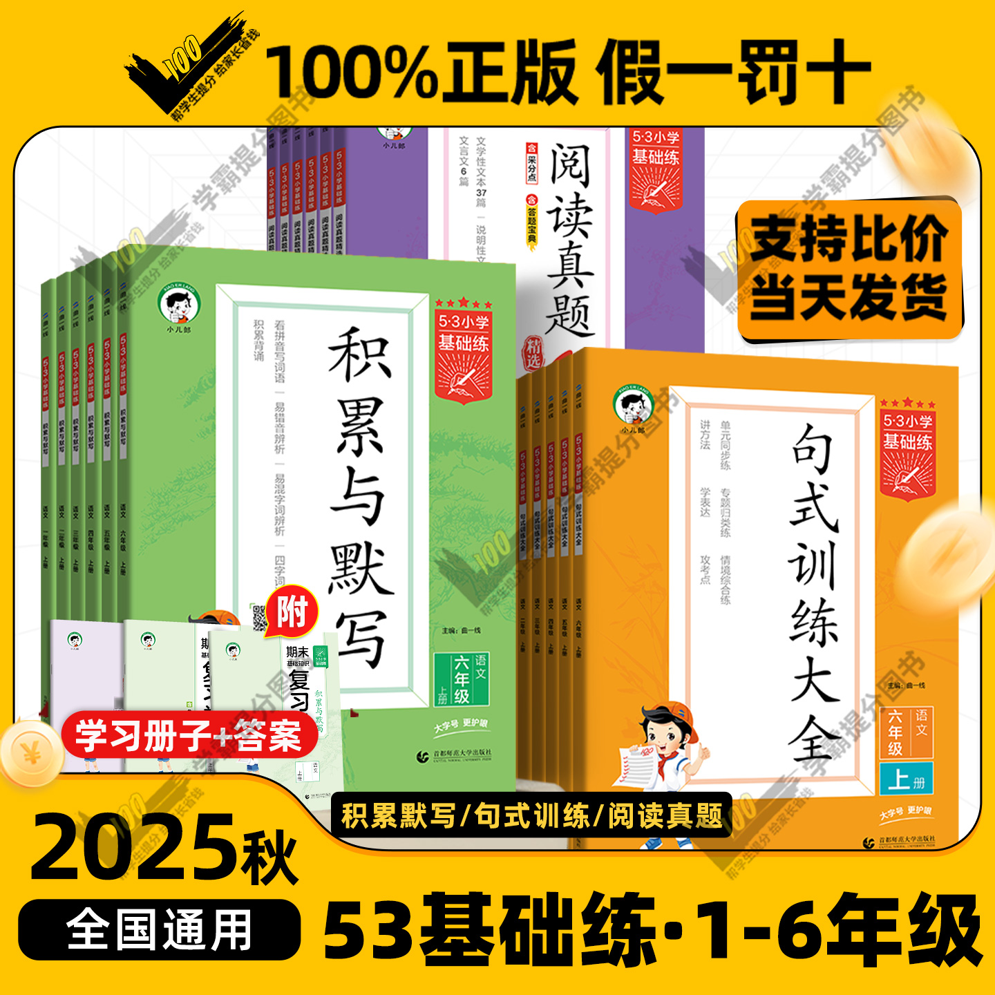 2025秋53小学基础练积累与默写