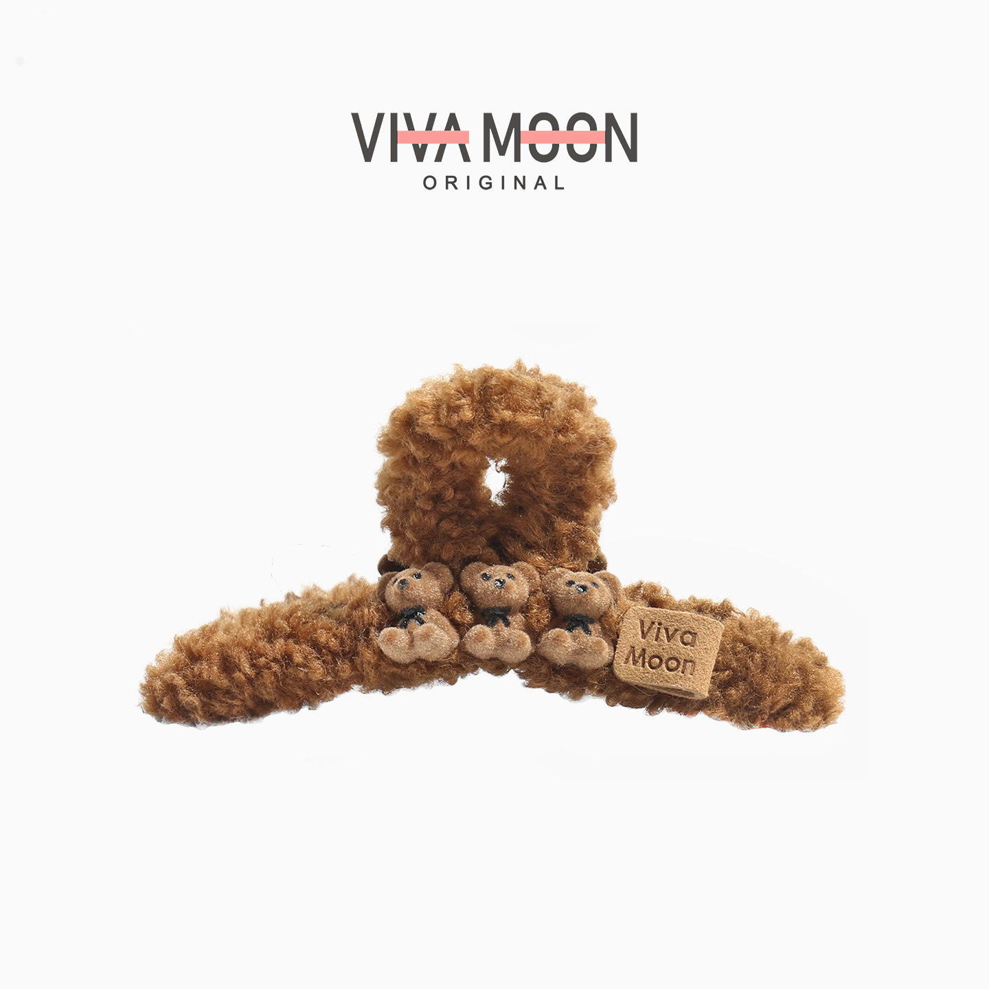 毛绒小熊抓夹卷毛秋冬发抓女可爱卡通鲨鱼夹后脑勺盘发夹简约头饰,饰品/流行首饰/时尚饰品新,发饰,淘宝优惠券,粉丝福利购,淘宝优惠卷