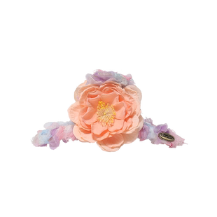 气质春日花朵牡丹绢花抓夹女2025新款发抓女后脑勺鲨鱼夹子头饰品