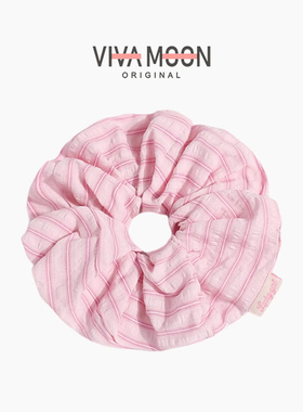 日韩极简布艺大肠圈小清新简约女发圈条纹发饰丸子头耐用头绳头饰