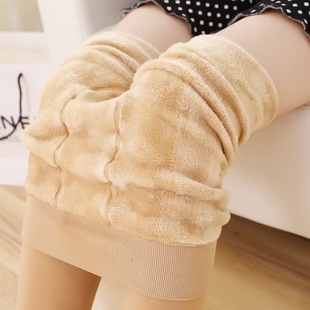 袜肤色保暖打底裤 加绒加厚连裤 女外穿 一体裤 光腿袜神器女秋冬季