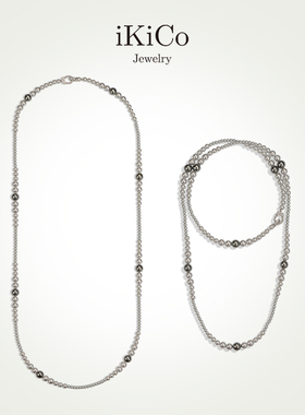 iKiCo珍珠项链毛衣链女叠戴高级