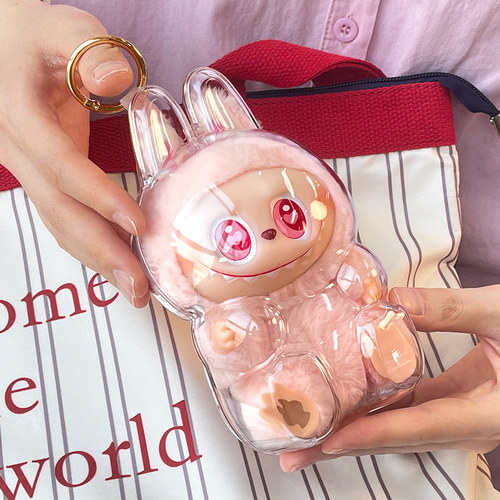 labubu保护壳透明防尘罩