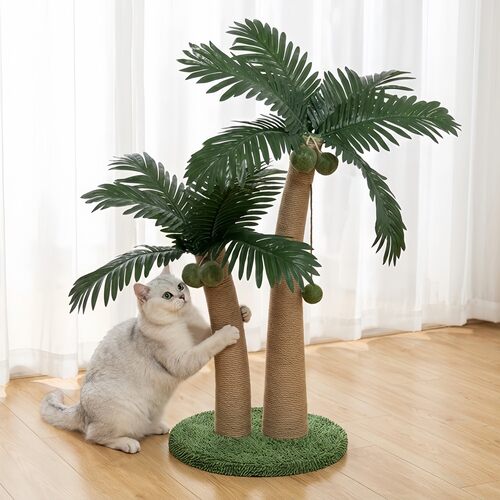 椰子树猫抓板猫玩具猫爬
