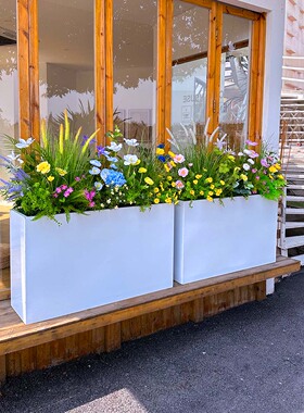 喜语仿真花艺景观造绿植隔断