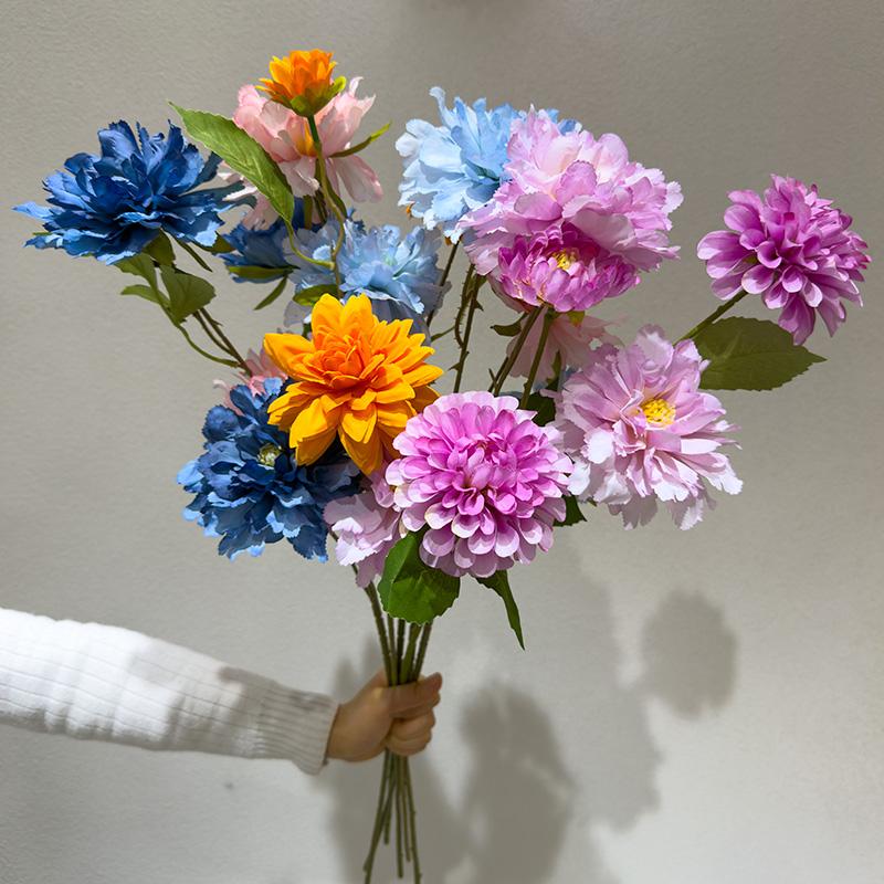 新款大丽花自然系婚庆造景装饰