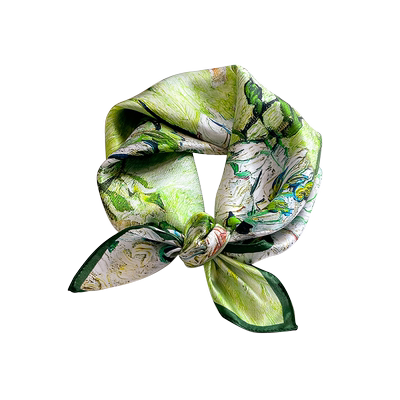 真丝桑蚕丝小方巾丝巾女春秋夏季