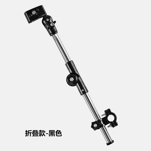 黑胶折叠防晒电动车专用偏心伞
