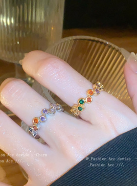 电镀真金轻奢锆石时尚