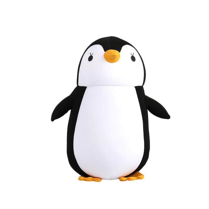 2024新款爆款企鹅u型枕泡沫粒子护颈枕卡通造型二合一变形枕抱枕