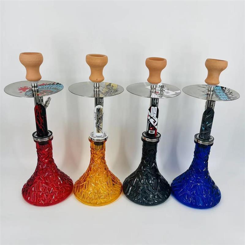 2023新款俄罗斯水烟壶Elbomber硅胶管夹子手柄整套礼盒Hookah
