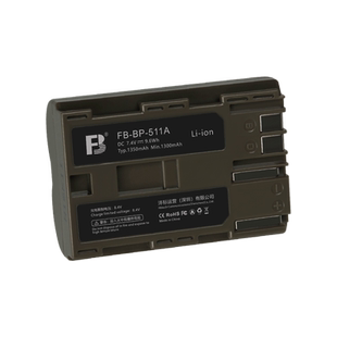 沣标BP511A电池适用佳能单反EOS 5D 50D 40D 300D 30D 20D 10D G6 G5 G3 G2 G1相机充电器数码配件BP512/522