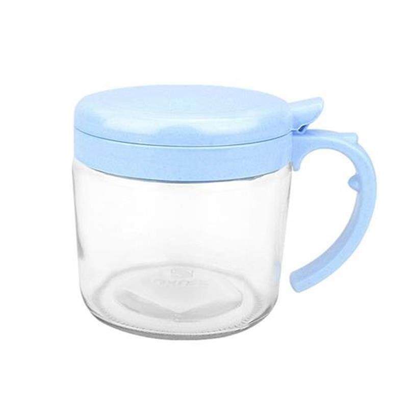 振兴连体带盖调味盒450m厨房密封佐料罐单个圆形玻璃调料瓶带勺,厨房/烹饪用具,调味瓶罐/调料研磨器,淘宝优惠券,粉丝福利购,淘宝优惠卷