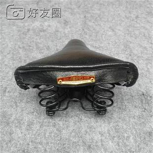 老式凤凰单车舒适24寸26寸28寸自行车鞍座弹簧坐垫座垫车座皮配件
