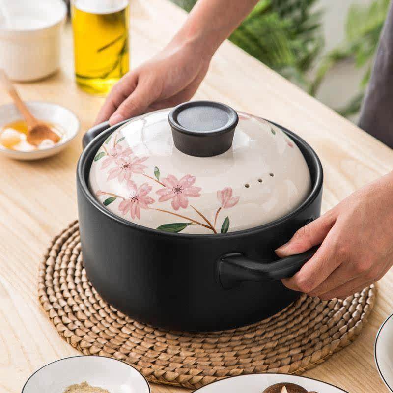 砂锅盖子配件19手绘单盖21彩色黑白配盖18煲汤沙锅23窑变陶瓷盖