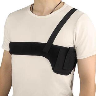 现货隐藏式透气腋下户外战术Manba枪套氯丁橡胶可携式胸肩带枪套