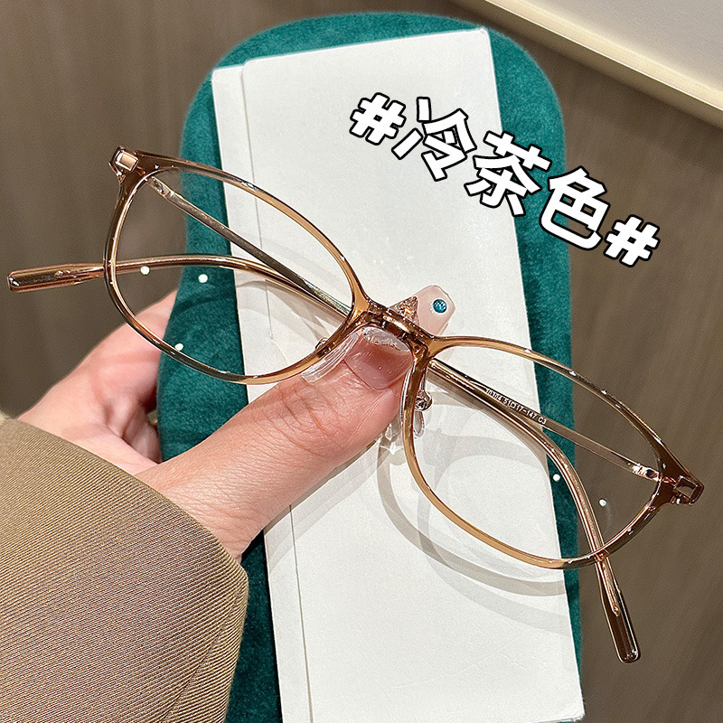 51纯钛小框超轻近视眼镜女士专业可配高度数镜片素颜神器显白镜架