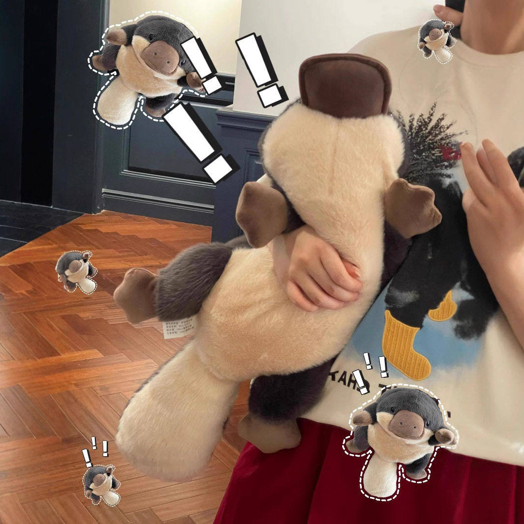 鸭嘴兽毛绒公仔仿真安抚毛绒玩具玩偶可爱超软抱枕靠垫生日礼物女,玩具/童车/益智/积木/模型,毛绒/玩偶/公仔/布艺类玩具,淘宝优惠券,粉丝福利购,淘宝优惠卷