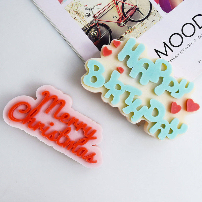 圣诞快乐英文字母蜡烛模具生日快乐英文手工皂diy蜡烛制作硅胶模,厨房/烹饪用具,烘焙模具,淘宝优惠券,粉丝福利购,淘宝优惠卷