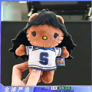 日本正版挂件黑皮hellokitty嘻哈rapper说唱面具包包玩偶公仔挂饰