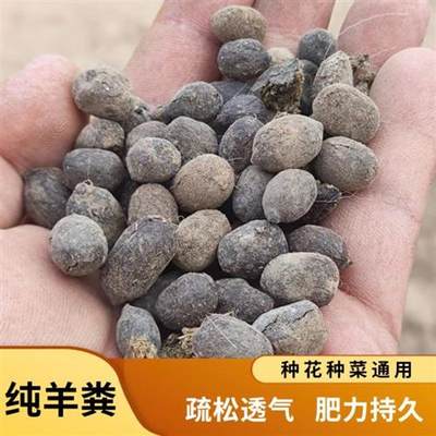 10斤-50斤羊粪肥发酵无臭有机生物肥瓜果花卉专用腐熟羊粪颗粒