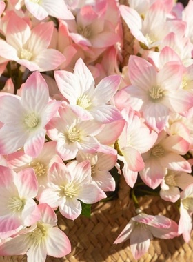 百花邦仿真三角玫花束 新年摆件装饰花 家居婚庆摄影道具假花