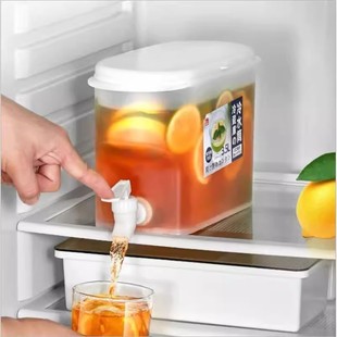 家用大容量创意家居柠檬泡瓶 简约冰箱保温冷水壶带龙头茶壶夏季