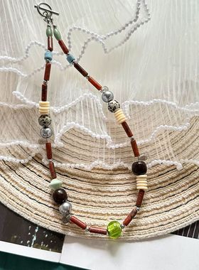 2025潮流波西米亚复古民族风原创饰品中古色系多宝个性小众精选