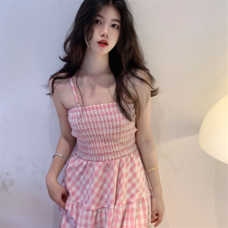 速发吊带连衣裙2025新款绝美连衣裙