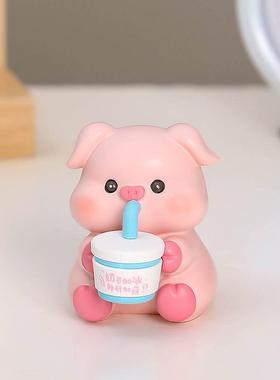 汽车摆件新款快乐水男女车内装饰创意卡通公仔治愈系解压车上饰品