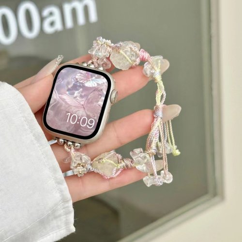 sanD-P红米watch4水晶石编织表链