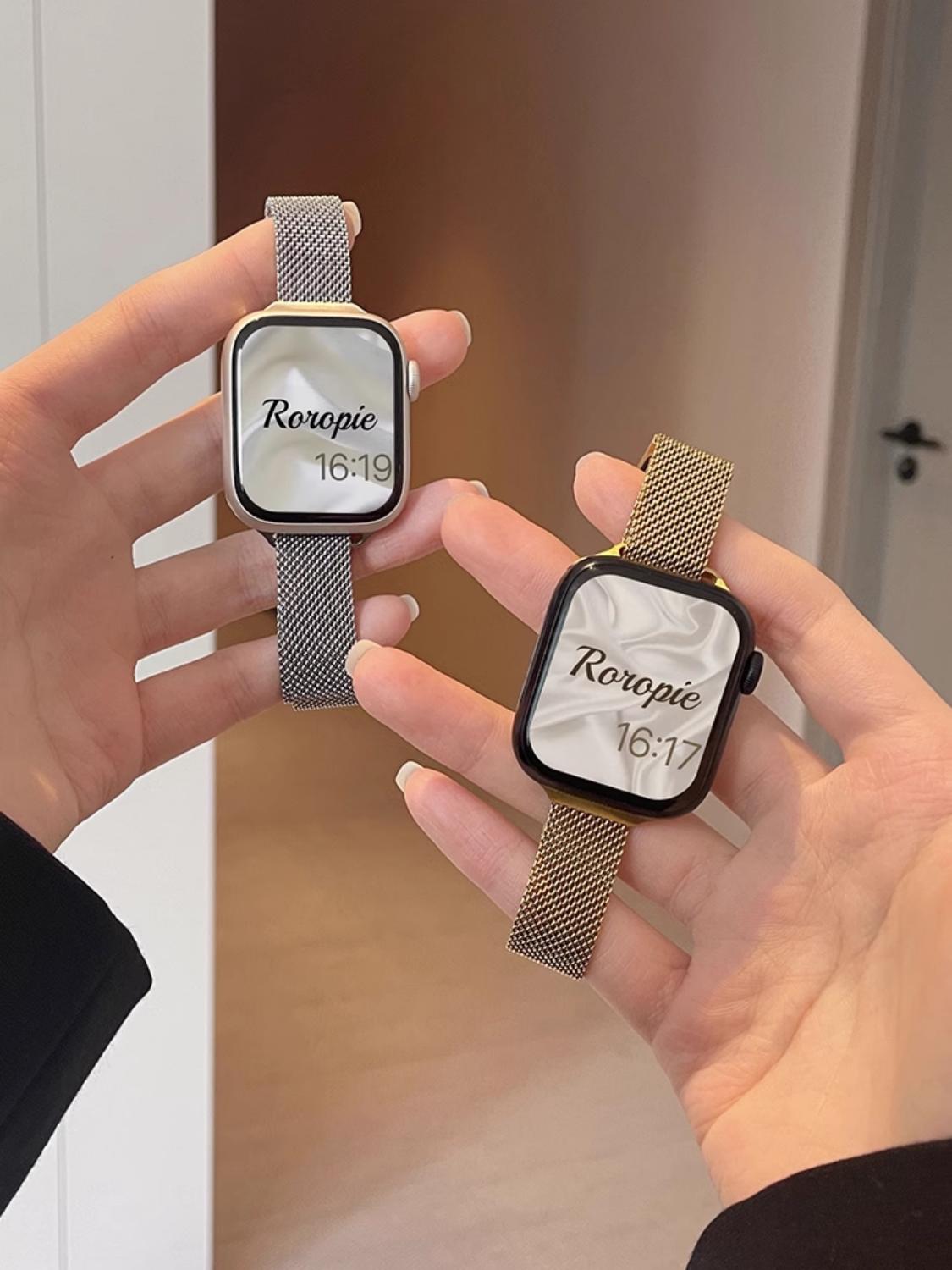 适用iWatch8手表苹果米兰磁吸